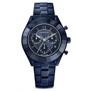 Bracelet acier femme - SWAROVSKI - Montre Swarovski Octea Lux Sport bleue - Couleur de la matière:Bleu