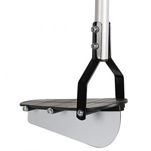 Soldela Dresse Bordures de Pelouse B&ecirc;c &agrave; Manc Pivotable 120 cm Lame Acier Inoxidable 28 cm Large Zone d'Appui