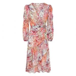 Morgan Robe midi portefeuille imprimé multico femme - Taille 40