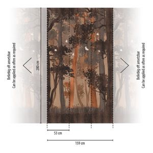 Panoramique sunset multicolor