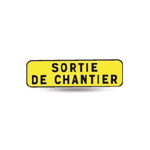 Taliaplast 525204 - Panonceau sortie de chantier KM T1 900 x 250 mm