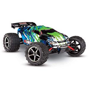 Image de Traxxas E-REVO 4X4 Vélo de Course avec Batterie 12 V Vert + Batterie 12 V 1/16 4WD Racing Truck brossé