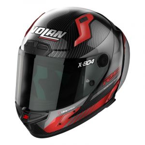 Nolan Casque int&eacute;gral X-804 RS Ultra Carbon Hot Lap 013 carbon/red- L