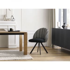 Bobochic Chaise salle &agrave; manger - Chaise LALIE &eacute;dition limit&eacute;e avec pieds &eacute;toile