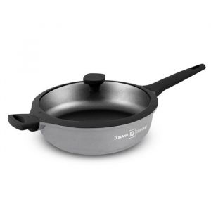 Durand Dupont Sauteuse CHAMBORD - induction - fonte d'aluminium - couvercle en verre - &Oslash; 24 cm - noir