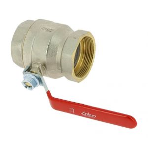 Anjou connectique Vanne laiton 1/4 tour femelle-femelle 50-60 rouge - IBP