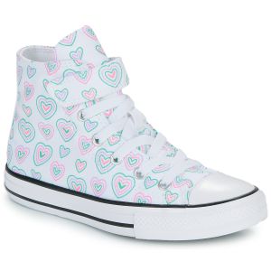 Converse Baskets montantes enfant CHUCK TAYLOR ALL STAR HEARTS EASY-ON Multicolore - Taille 35