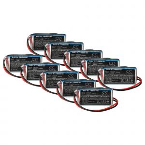 Vhbw 10x Pile remplacement pour Verisure CR-2/3AZ pour syst&egrave;me d'alarme (1350mAh, 3V, Li-MnO2)