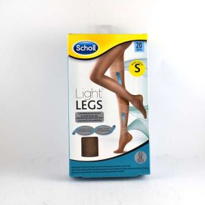 Scholl Light Legs - Collants de maintien 20 deniers couleur chair taille S