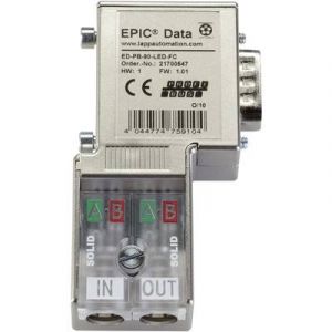 Lappkabel Connecteurs PROFIBUS à 90° à montage rapide 1 pc(s) EPIC® ED-PB-90-PG-LED-FC 21700547