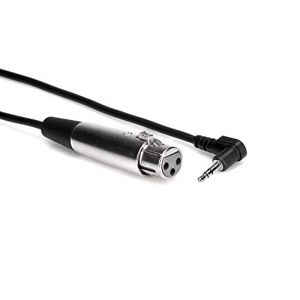 Hosa XVS-101F C&acirc;ble XLR3F vers TRS RA pour Microphone Noir