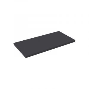 Sanycces Plan double vasque suspendu Clever Anthracite - 140 x 46 cm