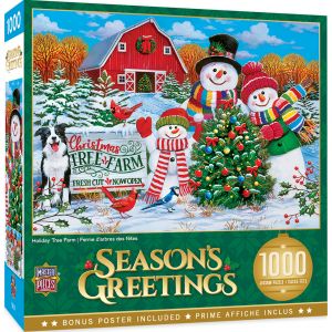 Master pieces Puzzle Holiday Tree Farm