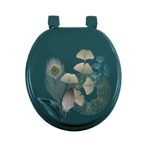 Image de Abattant WC Modele Paon Ginko Blue