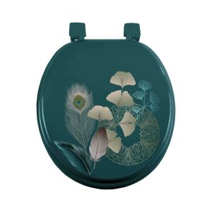 Image de Abattant WC Modele Paon Ginko Blue