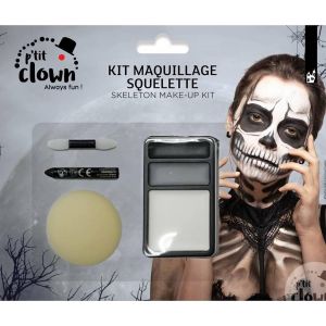 Ruedelafete Kit maquillage de squelette/zombie