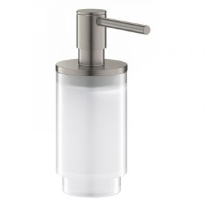 Grohe Distributeur de savon en métal et verre Graphite brossé