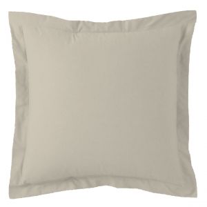 Taie d'oreiller coton TERTIO - Gris Galet