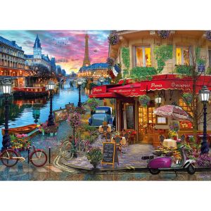 Image de Gibsons Pièces XL - Coucher De Soleil Sur La Seine