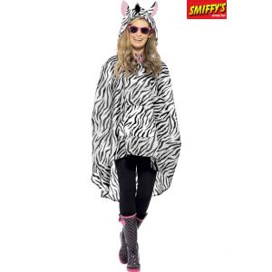 Poncho zèbre imperméable