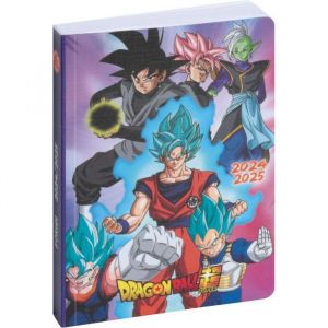 Exacompta 184468E - Agenda journalier Forum Dragon Ball S - 12 x 17 cm - Août 2024 à juillet 2025 - Visuel rose