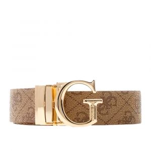 Guess Ceinture Calista 4G Femme Beige