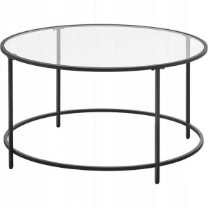 Table basse ronde en verre - LGT021B01