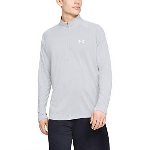 Under Armour Haut &agrave; manches longues UA Tech 2.0 &frac12; Zip pour homme Gray - Taille XXL