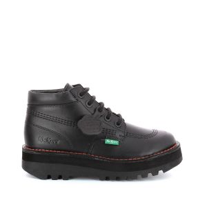 Kickers Boots cuir à plateforme Kickplatform Noir - Taille 36;37;38;39;40;41