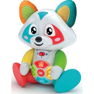 Clementoni Baby Oliver, Mon Compagnon de Jeux Interactif, Jeu Éducatif Enfants 1-4 Ans, Histoires Première Enfance avec Yeux LED, Stimule Manualité et Langue, Langue Italienne, 17903