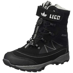 Lico Sundsvall VS, Botte de Neige, Noir/Gris, 37 EU