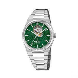 Festina Montre Homme Swiss Made Automatic - F20053-3 Bracelet Acier Argent