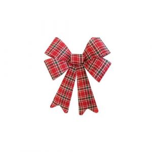 Ruedelafete Grand Noeud Tartan 50,8cm