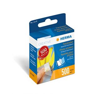 Image de Herma 1070 - Pastilles adhésives double face dans un carton distributeur