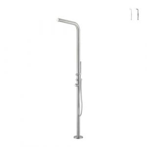 Sined Douche extérieure en acier inoxydable cm 221x18x56 BUDONI INOX