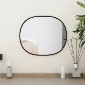 VidaXL Miroir mural Noir 30x25 cm