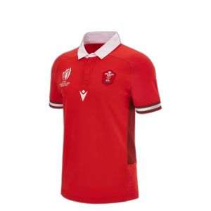 Polo Domicile slim enfant Pays de Galles RWC 2023