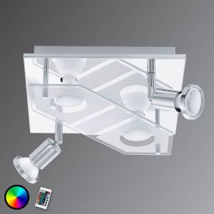 Eglo Plafonnier LED RGBW carré Cabo-C
