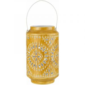 Lanterne Cylindrique Métal "Sévilla" 45cm Ocre Prix