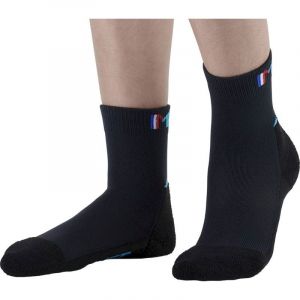 Monnet Mid Junior - Chaussettes randonne enfant Gris Bleu 28 - 30