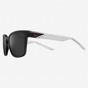 Nike Homme LIVEFREE ICONIC EV24012 014 Lunettes de soleil Bio-inject Noir Vert Carré Normale Miroir