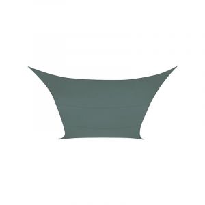 Perel Voile solaire - carré - 3.6 x 3.6 m - couleur : gris vert