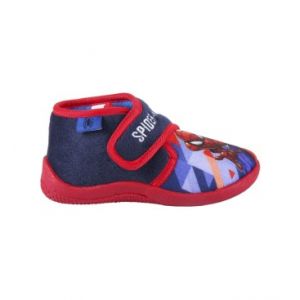 CERDÁ LIFE'S LITTLE MOMENTS Chaussons Maison Garçon de Velcro Amusantes de Spiderman avec l'Intérieure 100% Coton et Semelle Antidérapante, Bleu, 24 EU