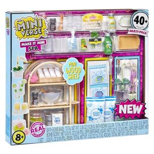 MGA's Miniverse Make It Mini Spa Multipack - Mini Objets de Collection, DIY, Vrais Produits de Spa Qui Fonctionnent Vraiment, pour Les Collectionneurs et Les Enfants de 8 Ans et Plus, Non Comestible
