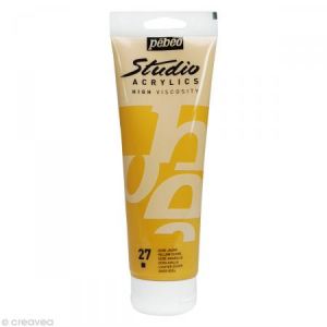 Pebeo Peinture acrylique Studio Acrylics de (étude), 250ml, Ocre jaune