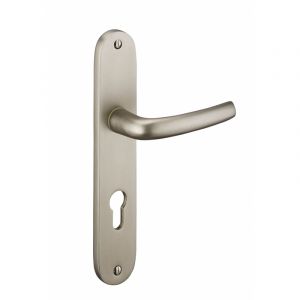 THIRARD Poignée de porte Chantilly anodisé inox trou de cylindre pour porte d'intérieur