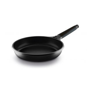 Castey Poêle à frire à induction, poignée noire, 16 cm