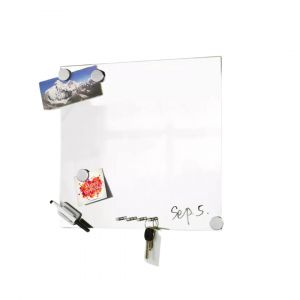 Sobuy Tableau magnétique FRG46 - Magnétique - 40 x 40 cm - Blanc