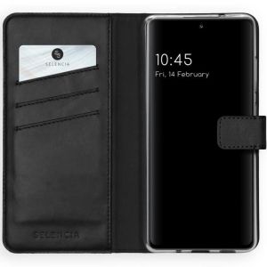Selencia &Eacute;tui de t&eacute;l&eacute;phone portefeuille en cuir v&eacute;ritable Samsung Galaxy S20 FE