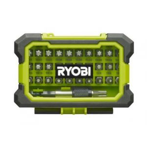 Ryobi Coffret renforcé 32 embouts de vissage Torx T7-T40 - porte-embouts à fixation rapide RAK32TSD